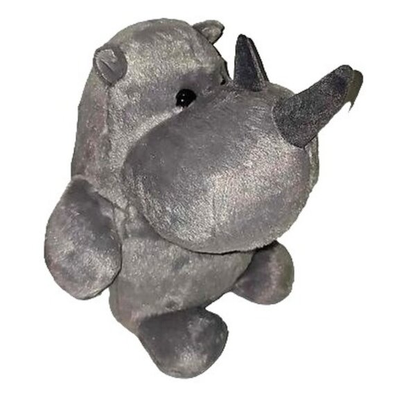 San Diego Zoo Safari Park Aurora Happy Rhino Plush December 2022 Soft and Cuddly - Picture 2 of 7